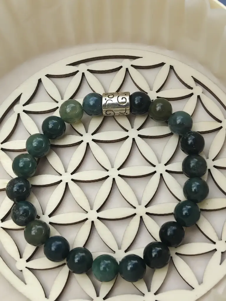 Bracelet en Agate Mousse