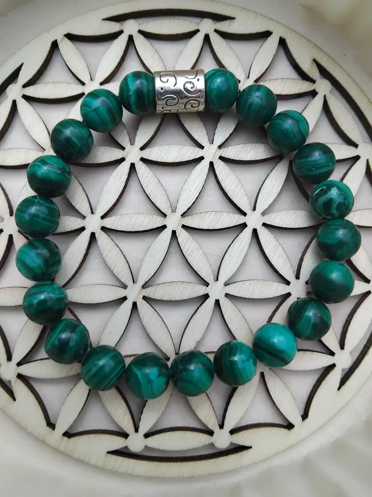 Bracelet en Malachite