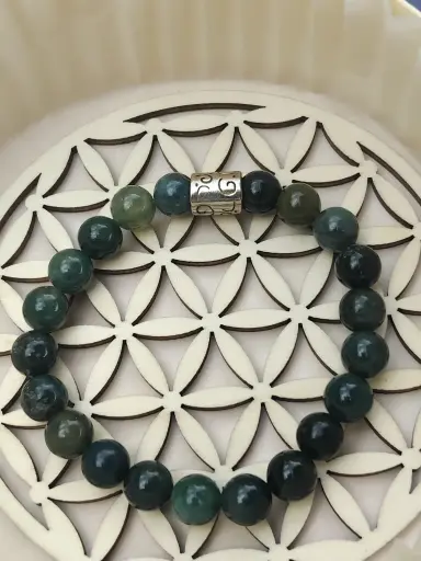 Bracelet en Agate Mousse
