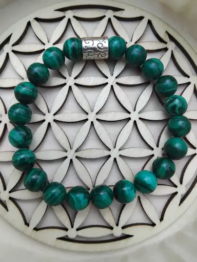 Bracelet en Malachite
