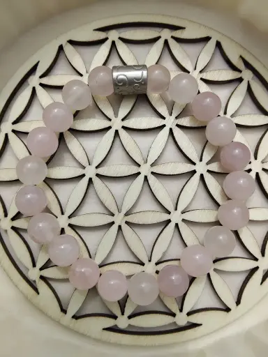 Bracelet en Quartz Rose
