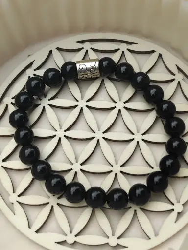 Bracelet en Obsidienne